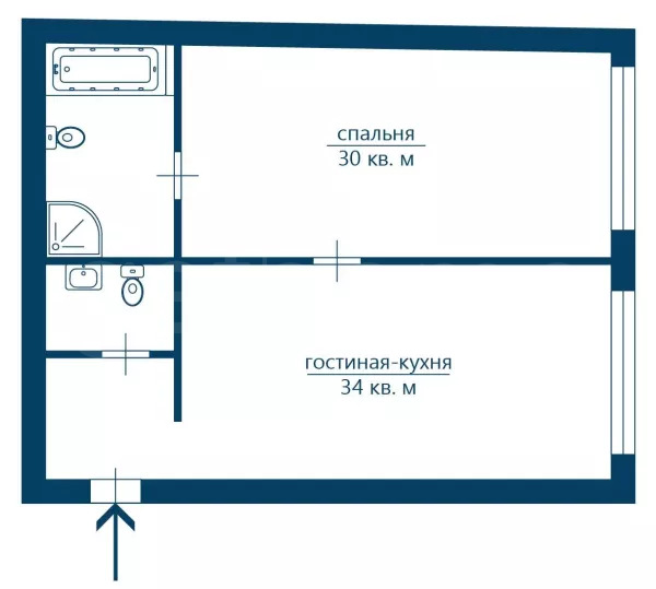 Аренда квартиры площадью 79 м² 28 этаж в ОКО по адресу Сити, 1-й Красногвардейский пр-д