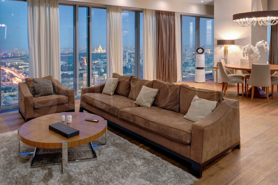 Продажа квартиры площадью 83.3 м² 54 этаж в ОКО по адресу Сити, 1-й Красногвардейский пр-д